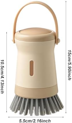 Soap Dispenser Dish Brush - Multifunctional Liquid Pot Brush for Stoves and Sinks