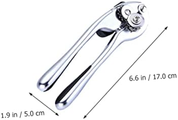 Stainless Steel Manual Can Opener with Silver Finish