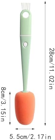 4 in 1 Cup Lid Cleaning Brush Set with PP and TPR Heads