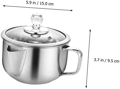 BRIGHTFUFU 1pc Stainless Steel Oil Strainer Pot