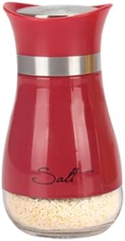 Stainless Steel Salt and Pepper Shaker Set with Glass Bottom