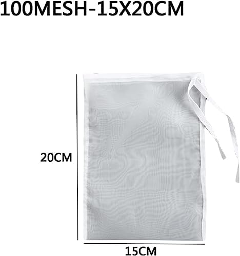 WsjiaboFux Reusable Nut Milk Strainer Bag 1