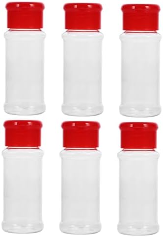 NAMOARLY Salt Pepper Dispenser Set 6 Pack Spice Shaker Bottles with Lock