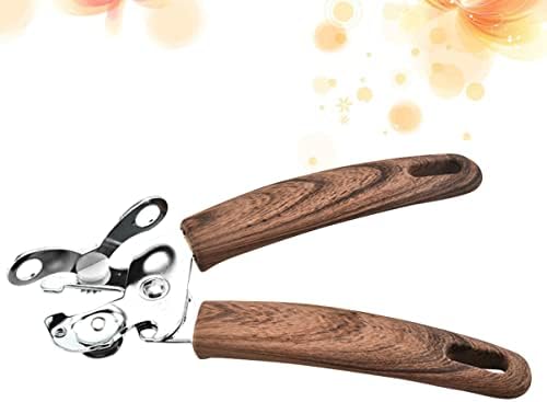 2pcs Stainless Steel Can Opener with Rotating Cutting Wheel