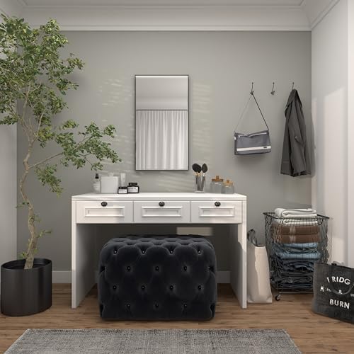 Deco 79 Minimalistic Black Wall Mirror 18x32