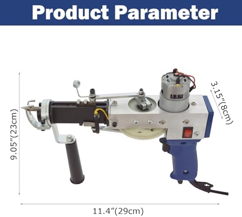 TECHTONGDA Dual-Mode Carpet Tufting Gun
