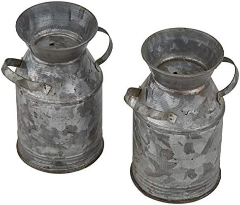 Park Designs Galvanized Milk Can Salt Pepper Set 1