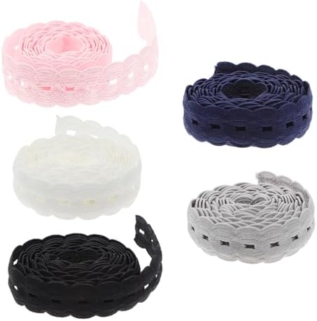 Homoyoyo Elastic Headband DIY Lace for Kids 5pcs Comfortable and Safe