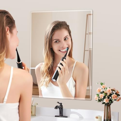 20x28in Frameless Wall Mirror for Bathroom