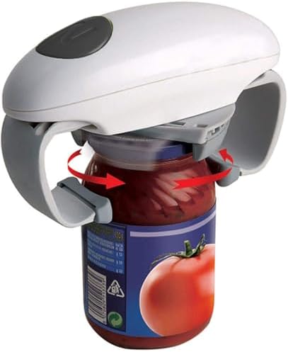 Electric Can Opener with Soft Edge and 360 Rotate
