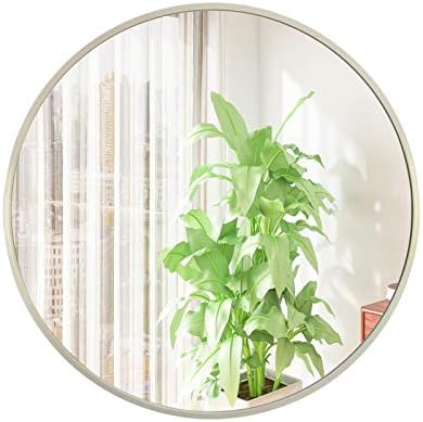 20in Wall Circle Mirror with Gold Frame 1