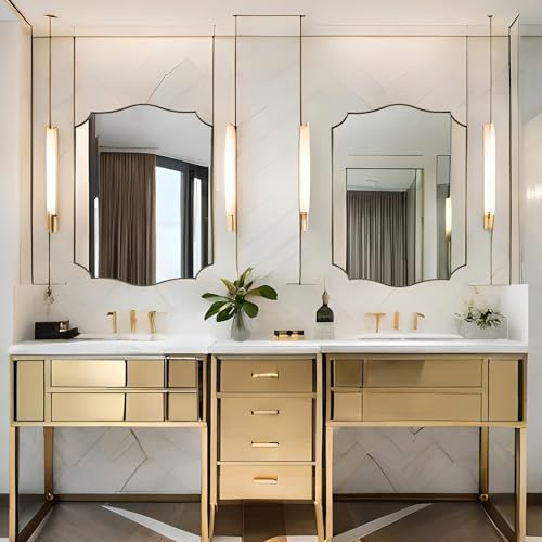 Andy Star 24x36 Wall Mirror with Stainless Steel Frame