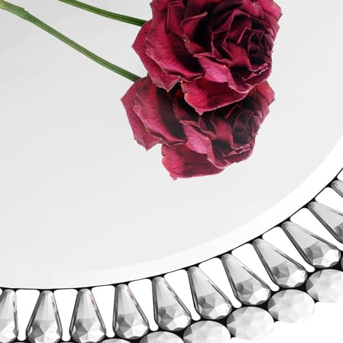 QDSSDECO 24x36 Diamond Mirror Wall Decor