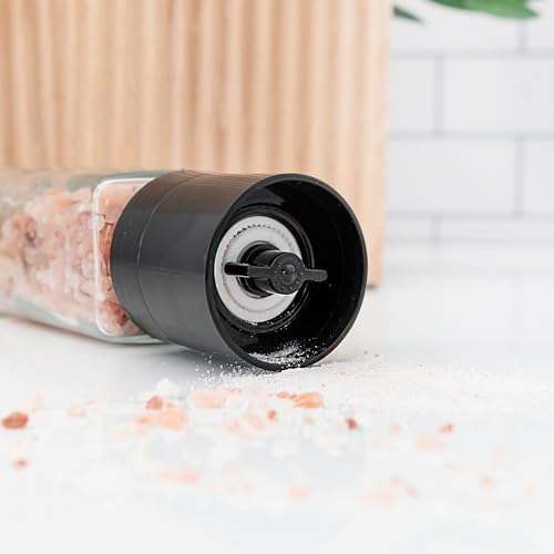Glass Spice Jar with Grinder Lid 4oz 1