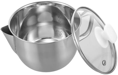 UTHCLO Soup Pot with Upgraded Glass Lid and Oil Separator