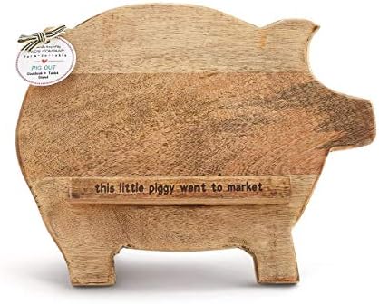 Twos Company Pig Tablet Cookbook Stand Natural 1