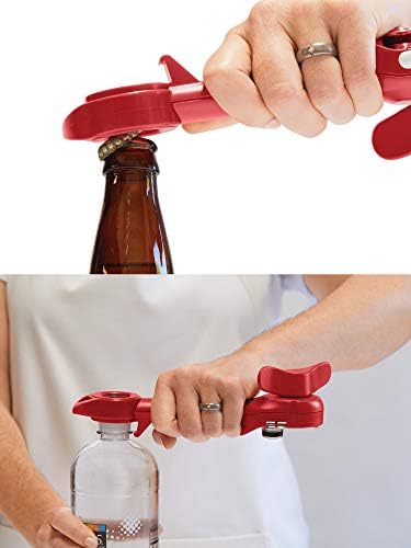 Kuhn Rikon 5-in-1 Auto Safety Master Opener White