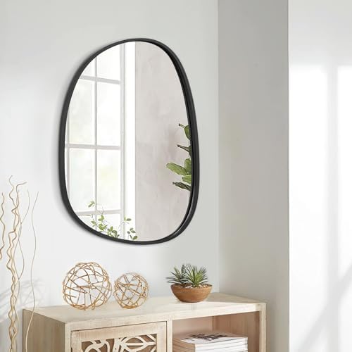 Asymmetrical Black Mirror for Wall 26x18 1