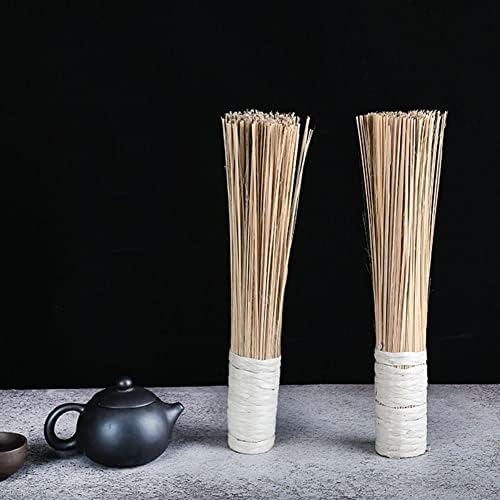 Leadigol Bamboo Dish Scrubber 2 Pack Wok Brush