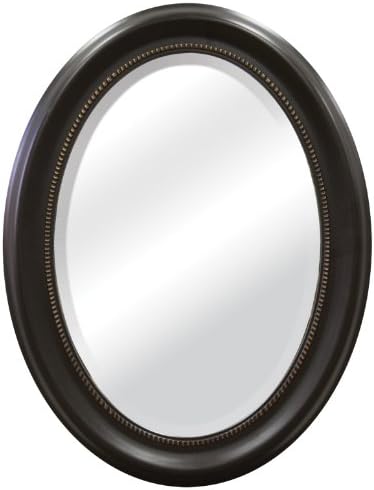 MCS 225x295 Large Wall Mirror Bronze Oval Frame