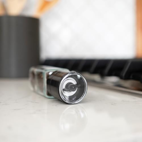 Glass Spice Jar with Grinder Lid 4oz 1