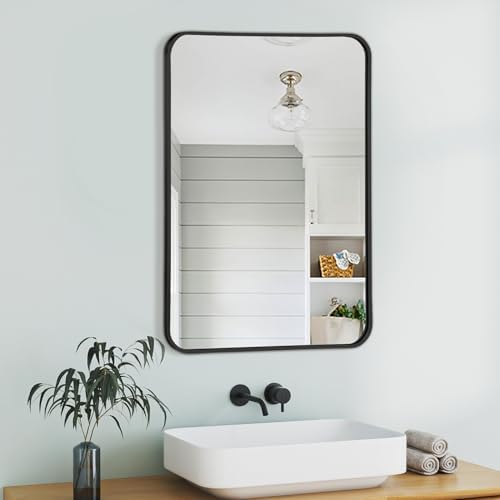 Puzonjig 20x28 Inch Rectangle Bathroom Mirror