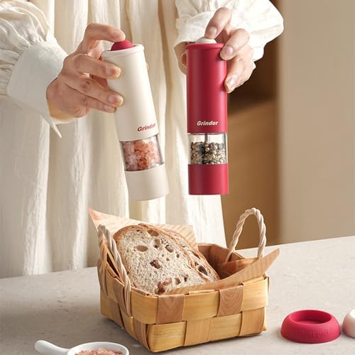 Jaaduora Rechargeable Pepper Salt Grinder Set