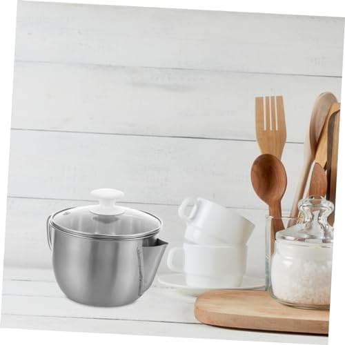 UTHCLO Soup Pot with Upgraded Glass Lid and Oil Separator