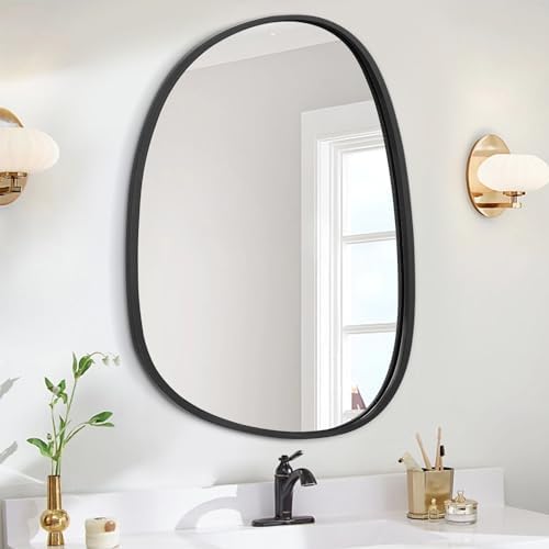 Asymmetrical Black Mirror for Wall 26x18 1