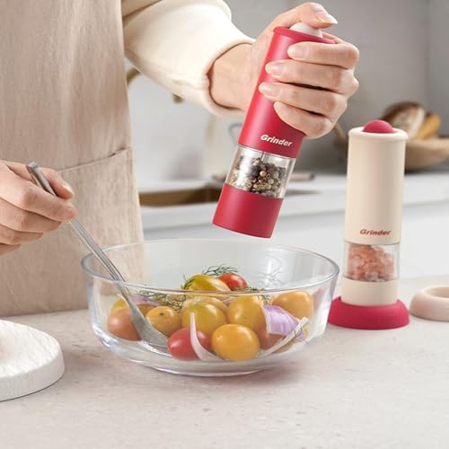 Jaaduora Rechargeable Pepper Salt Grinder Set
