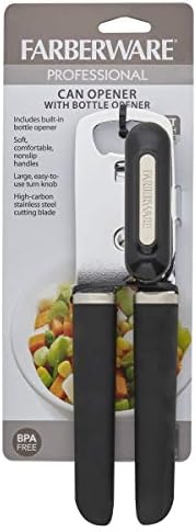 Farberware Pro 8-Inch Manual Can Opener Black