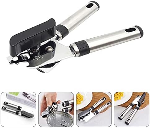DOITOOL Heavy Duty Manual Can Opener Stainless Steel TPR Handle