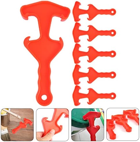 GREENADSCAPE 6pcs Adjustable Can Opener Set with Plastic Handle