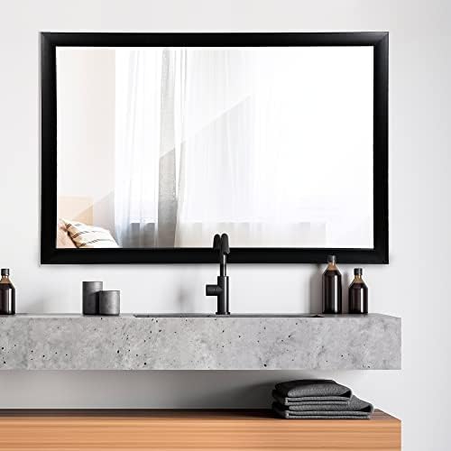 HomGarden 24 x 36 Inch Rectangular Wall Mirror - Modern Elegant Design