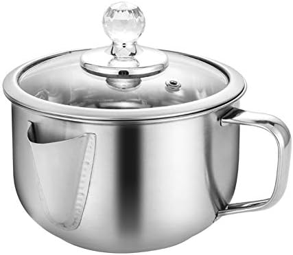 FORREC 1200ml Fat Separator Jug with Clear Cover