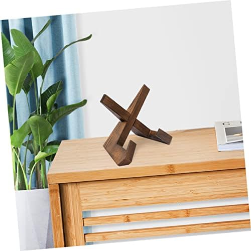 GRIRIW Wooden Cookbook Stand for Reading and Display