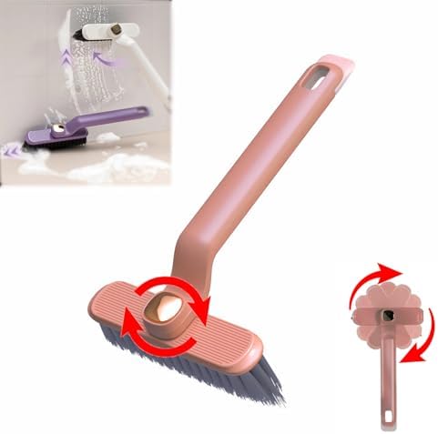 Multi-Function Rotating Crevice Brush - 10in Durable Gap Cleaner