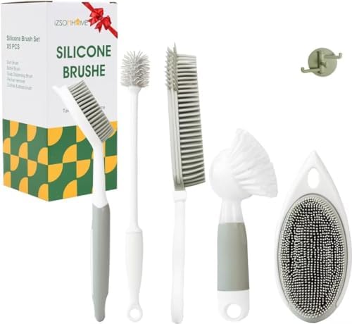 IZSOHHOME 5-Pack Kitchen Cleaning Brush Set