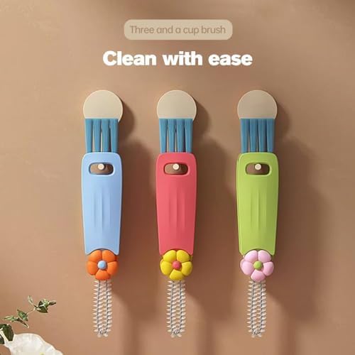 3 in 1 Cup Lid Cleaning Brush Set 3 Pack