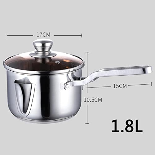 DAOUXIAOSP 18L Food Strainer with Clear Glass Lid