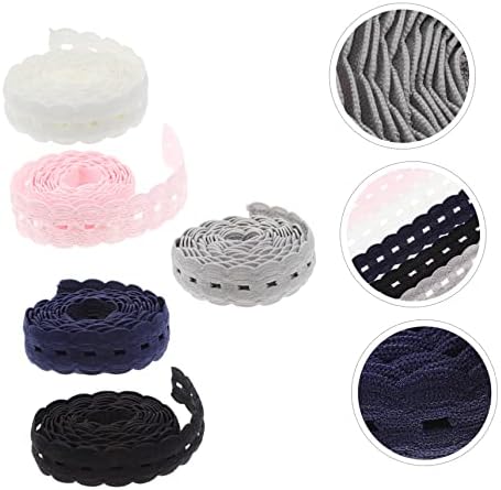 Homoyoyo Elastic Headband DIY Lace for Kids 5pcs Comfortable and Safe