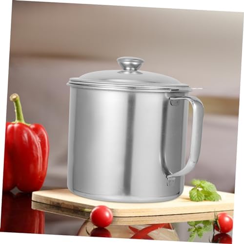 Hemoton Food Strainer with Handle for Oil and Grease
