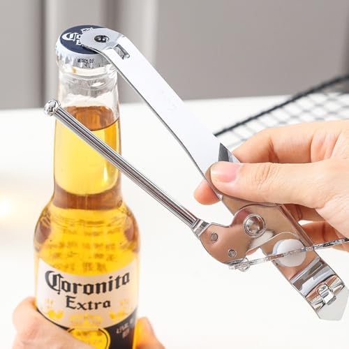 Arvintas 2 Pack Manual Can Opener Heavy Duty Swing Away Stainless Steel