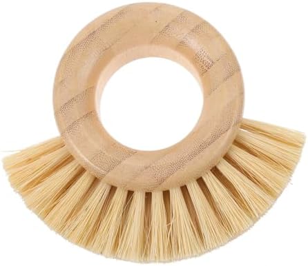Anneome Natural Bamboo Cleaning Brush for Kitchen Use