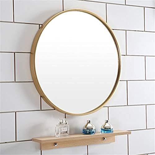 Nordic Round Mirror with Modern Gold Frame