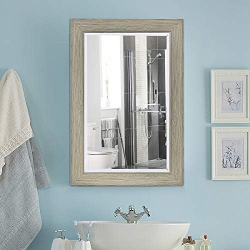 Tangkula 235 x 355 Wood Frame Wall Mirror