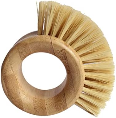HyKab 1pc Round Paper Ring Brush for Cleaning Fruits and Vegetables