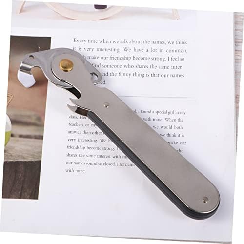Electric Can Opener with Comfortable Handle for Quick Lid Removal