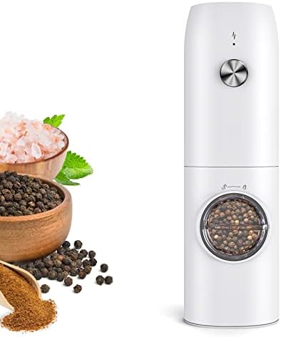 FRTONYI Electric Salt and Pepper Grinder Set 1