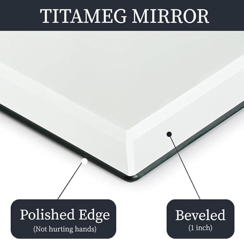 TITAMEG 16x20 Inch Frameless Wall Mirror